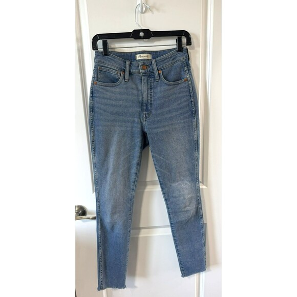 Madewell Denim - Madewell Curvy High Rise Skinny Jeans Womens 24 Medium Wash Stretch Denim